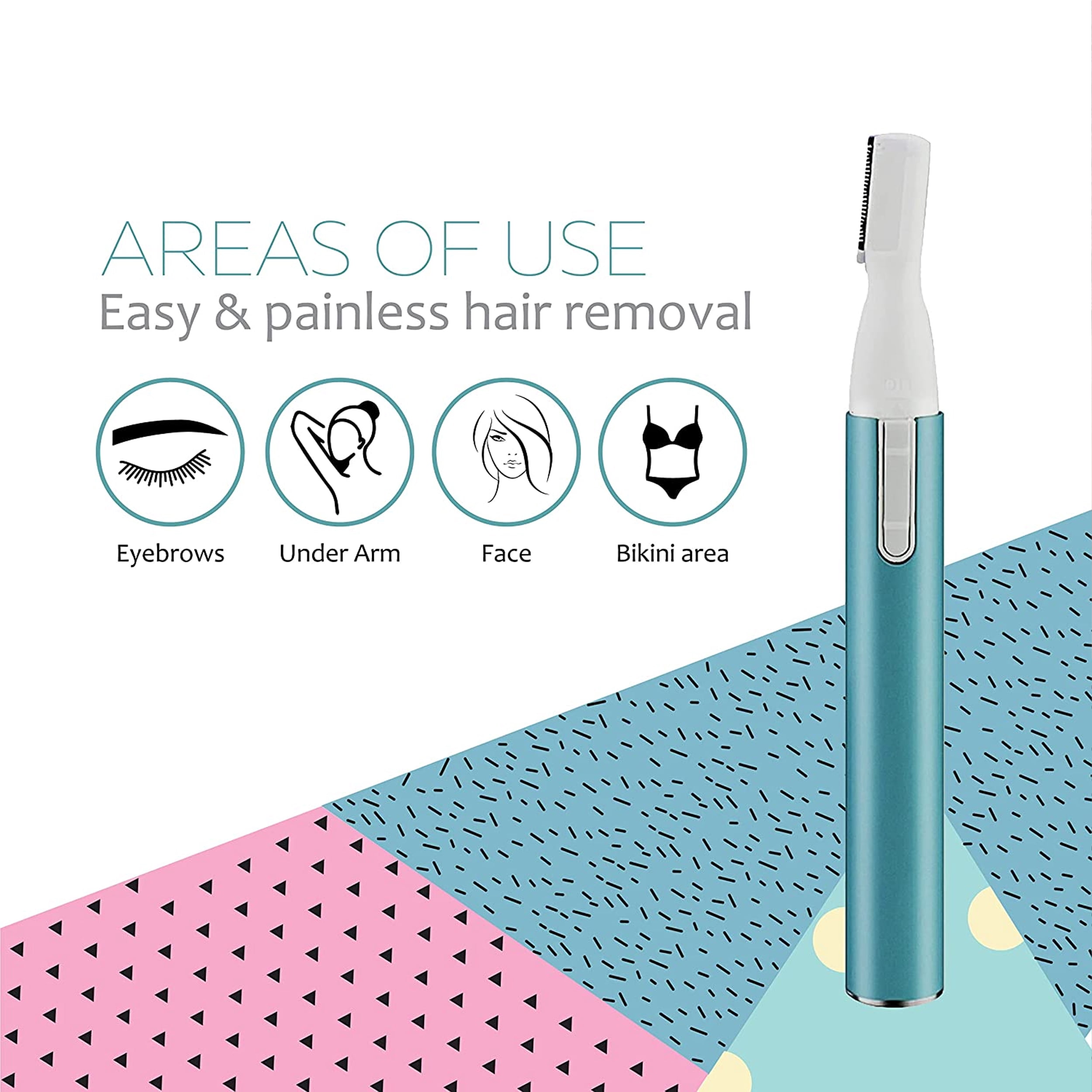 Pursonic FBT36 Wet/Dry Facial Trimmer and Eyebrow Styling Kit