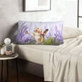 thumbnail image 6 of Sikiie Kitten and butterfly Print Plush Pillow Cover, Wrinkle-proof and Stain-resistant Pillow Protector without Pillow Core, Home Decoration-20"x30", 6 of 6