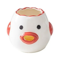 Huayishang Kitchen Funnel, Kitchen Essentials Clearance Sale Egg Separator Upgrade Egg Yolk White Separator Food Grade Ceramics Egg Sperator Tool for Kitchen Gadget Cooking Tool Egg