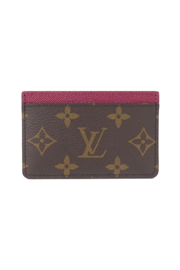 Pre-Owned Louis Vuitton Monogram Porte Cartes Simple M60703 Business Card Holder/Card Case