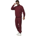 thumbnail image 5 of Weilanxin Men's Tracksuits Sweatsuits for Men Set Track Suits 2 Piece Casual Athletic Jogging Warm Up Full Zip Sweat Suits Wine Red XL, 5 of 9