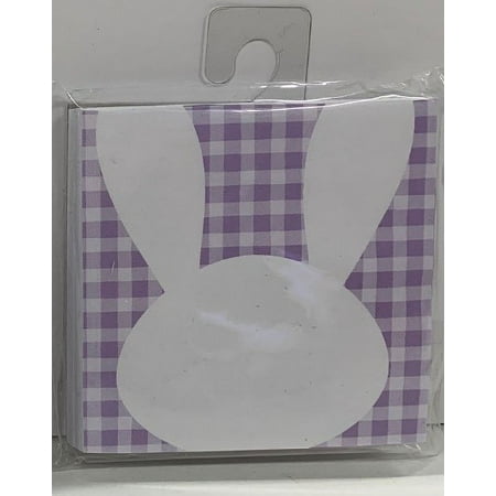 Way To Celebrate Sticky Note Bunny Face.