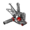 thumbnail image 4 of Racing Adjustable Rearsets Foot Pegs Gray For Kawasaki ZX4R ZX4RR 2022-2024, 4 of 5