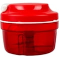 thumbnail image 1 of Manual Compact Food Chopper Hand Pull Mini Vegetable Chopper 300ml Small Onion Garlic Cutter, 1 of 3