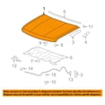 thumbnail image 3 of CAPA For 07-13 Chevy Silverado 1500 Pickup Truck Hood Panel Assembly Prime Steel, 3 of 5