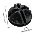thumbnail image 2 of Lsupdaol 32 Count Black Adult Cube Connectors Modular Closet Organizer Parts, 2 of 5