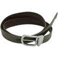 thumbnail image 1 of Paolo Vitale Men's Brown / Stone Reversible Leather And Woven Belt - 46, 1 of 1