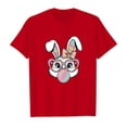 thumbnail image 4 of XDZJLR T-Shirt Filles Enfants Été Chaud Imprimé Mignon Pâques Manches Courtes Col Rond Décontracté 7-8 Ans, 4 of 4