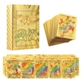 thumbnail image 1 of Juego de cartas de anime, cartas doradas, cartas de dibujos animados, cartas coleccionables para niños, cartas de juegos de mesa, cartas coleccionables, regalos para niños, 1 of 9