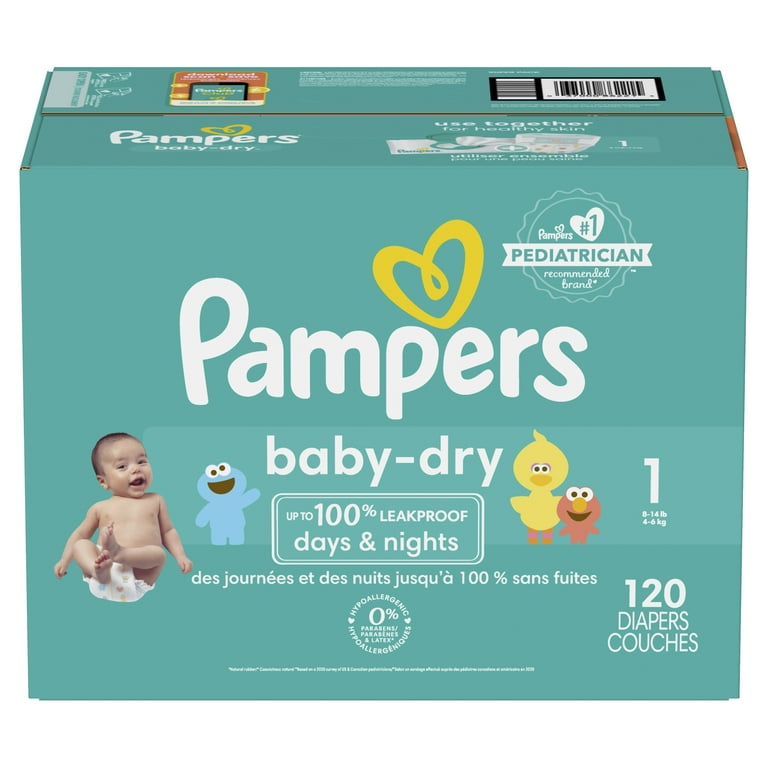 Pampers Baby Dry Diapers (Pack of 8)