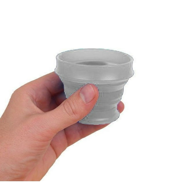 Lewis N. Clark GoCup Collapsing Travel Cup, Large, Clear #HG0320