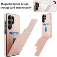 thumbnail image 2 of Wallet Case for Samsung Galaxy S25 Ultra with Credit Card Slot, PU Leatehr Phone Case with Stand RFID Blocking Shockproof Back Cover for Samsung Galaxy S25 Ultra for Women Men, Rosegold, 2 of 5
