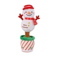 thumbnail image 2 of Juguete navideño bailable,Muñeco de nieve eléctrico que baila y baila en Navidad,Juguete eléctrico navideño con luces y música para bailar,Muñeco de nieve de peluche que y, 2 of 8