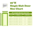 thumbnail image 2 of 28" x 96" Paneled Solid Core Door Slab - Solid Manufactured Wood White Primed Standard Size Interior, 2 of 6