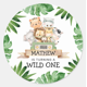 thumbnail image 3 of Animales de la jungla personalizados Texto personalizado Nombre personalizado Zoológico Cumpleaños Vida salvaje Zoológico Bebé Baño Fiesta Bautismo Etiqueta, 3 of 5