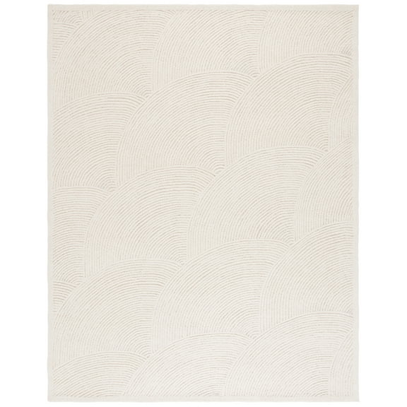 SAFAVIEH Textural Ifrit Geometric Area Rug, Ivory, 8' x 10'