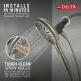 thumbnail image 5 of Delta 6-Setting SureDock Magnetic Handshower in Spotshield Brushed Nickel 75611SN, 5 of 9