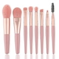 thumbnail image 1 of Juego de 8 brochas de maquillaje shaofei Color rosa, 1 of 1