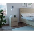 thumbnail image 1 of Mesa De Noche Buró Dos Cajones Trivor Beige Excelsior, 1 of 5