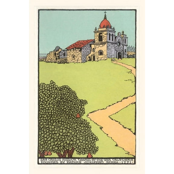 Pocket Sized - Found Image Press Journals: Vintage Journal Mission at Carmel (Paperback)