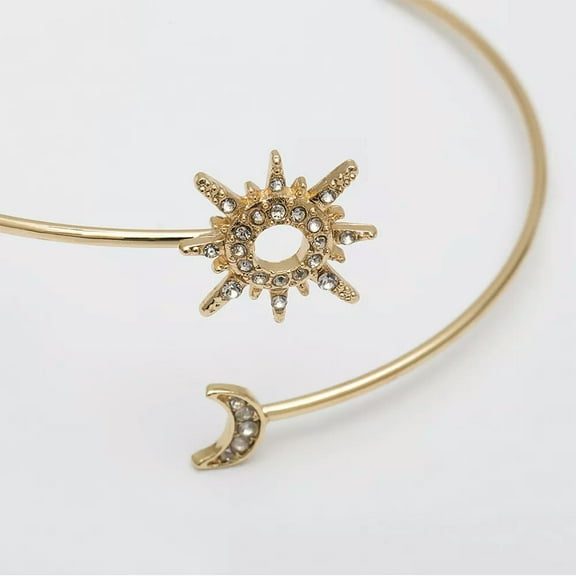 K-KED Hand Ornament Arm Bracelet Geometric Moon Star Upper Cuff Miss
