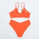 thumbnail image 4 of MKLEKYY Trajes De Baño Completo Mujer Women'S Bikini Solid Color Lace Sexy Bikini Two Piece Swimsuit Swimsuit, 4 of 6