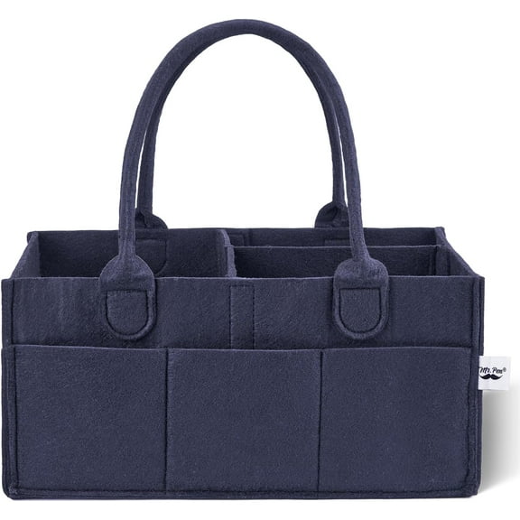 Mr. Pen- Baby Diaper Caddy Organizer, Navy Blue, Diaper Organizer, Car Diaper Caddy, Baby Caddy Organizer, Portable Diaper Caddy, Diaper Organizer for Changing Table
