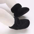 thumbnail image 3 of Emy Dola Newborn Baby Boy Girl Soft Fleece Booties Stay On Infant Slippers Socks Shoe Non Skid Gripper Toddler First Walkers Winter Ankle Crib Shoes 0-12M, 3 of 7