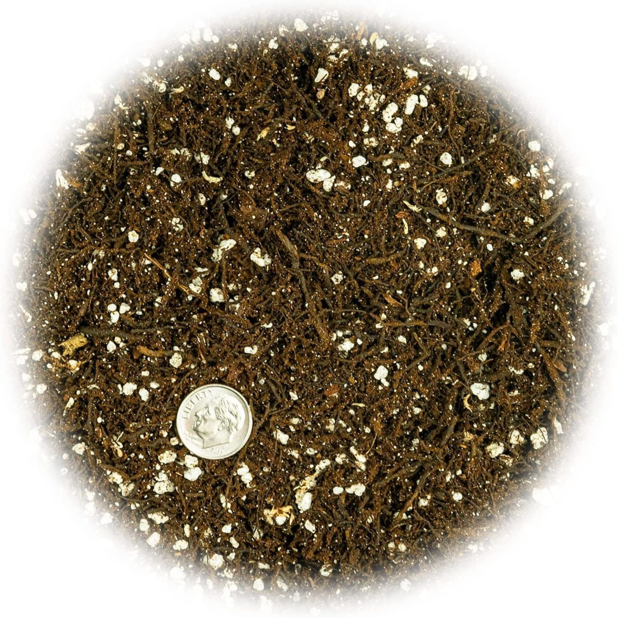 Gardenera Fern + Perlite Soil Mix for Repotting and Planting Succulents and Cactuses - 4 Quart Bag