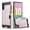 Rose, variant on Hybrid Rugged Case Designed for Galaxy Note 10 (2019) With Rotating Ring Holder And Dedicated Card Slot (Gold)