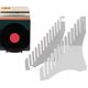 thumbnail image 3 of Soporte de almacenamiento de discos 12 ranuras de gran capacidad Record Display estante acrílico moderno álbum de escritorio ranura organizador de discos para el álbum ANGGREK Otros, 3 of 8
