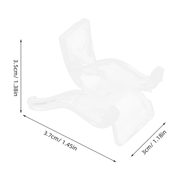 AURARMLET 20Pcs Transparent Acrylic Crystal Holders for Stones Minerals Display Stands Storage