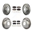 thumbnail image 1 of Transit Auto Front Rear Coated Disc Brake Rotors and Semi-Metallic Pads Kit for Car Hyundai Elantra KGS-100816, 1 of 11