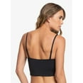 thumbnail image 5 of Roxy TRUE BLACK Beach Classica Bandeau Tankini Swim Top, US Large, 5 of 8