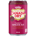 thumbnail image 2 of Canada Dry Cranberry Ginger Ale 222 mL Mini-Can 6 Pack, 2 of 2