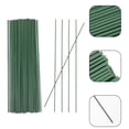 thumbnail image 2 of FELTECHELECTR 100 alambres verdes para floristería, varillas metálicas para flores, decoración floral artesanal, tallos de flores artificiales de 30 cm., 2 of 4