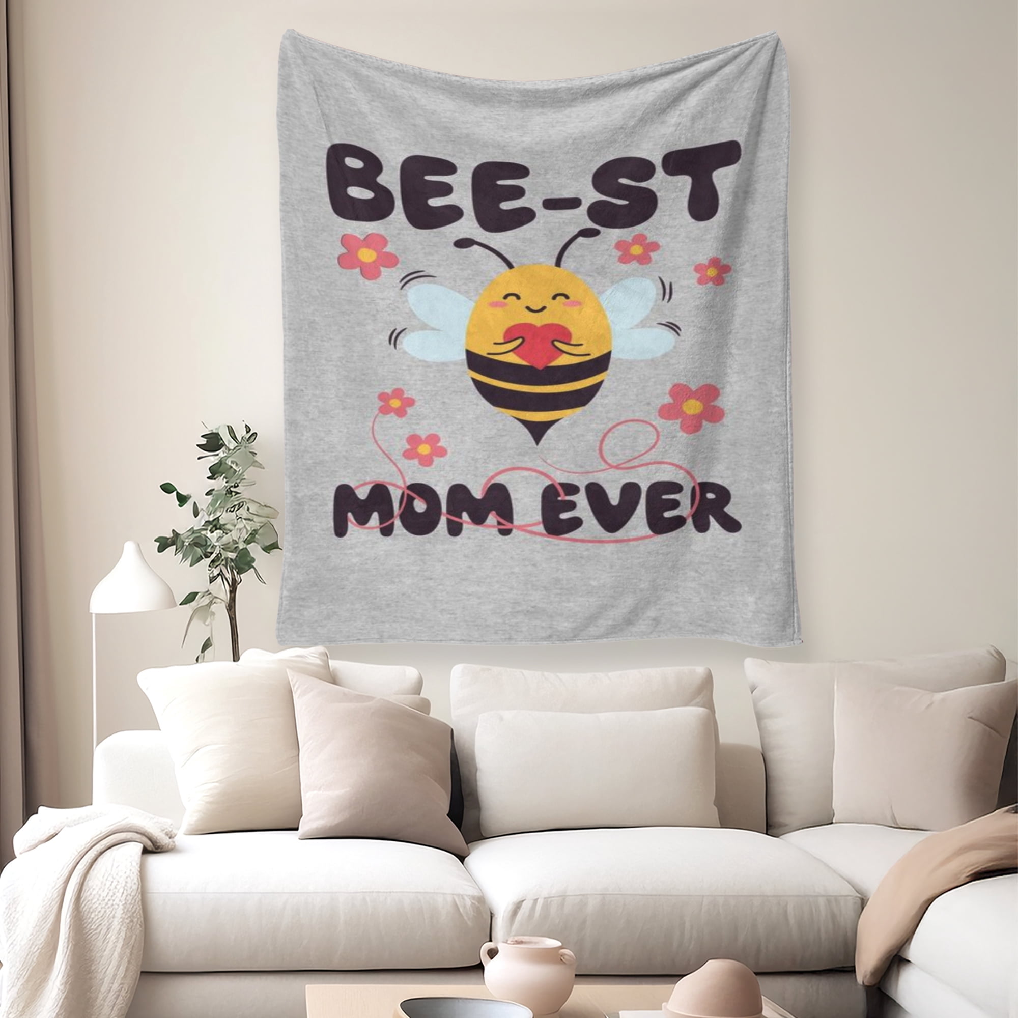 Mothers Day TTwin Blanket,Birthday Gifts for Mom, Mom Birthday Gifts, to My Mother Blanket Gift from Daughter Son, 60" x 80"
