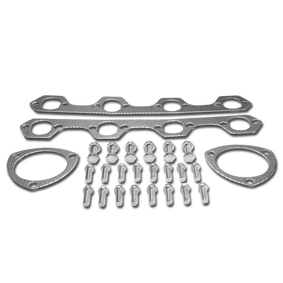 DNA Motoring Header Manifold Exhaust Gasket for 1980-1995 Ford F150 F250 F350 Bronco 5.8L V8