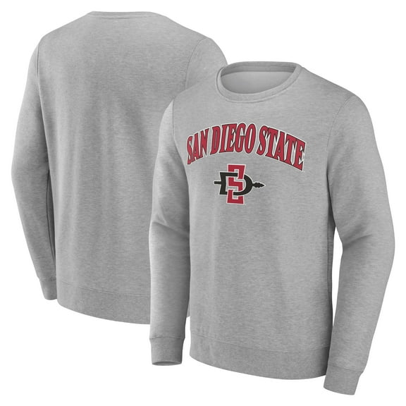 Men's Gray San Diego State Aztecs Campus Sweatshirt