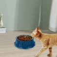 thumbnail image 2 of Cat Bowls Water Skirt Hem Shell and Non Slip Food Bowl Cute for Pet Supplies Blue, 2 of 8
