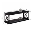 thumbnail image 5 of Convenience Concepts Coventry Coffee Table with Shelf, Driftwood/White, 5 of 6