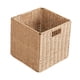 thumbnail image 4 of Cesta tejida a mano para almacenar ropa, cubos de almacenamiento, cesta de almacenamiento 28x28x28cm, 4 of 9