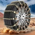 thumbnail image 6 of YiJuHui 1pcs Heavy Duty Snow Chains for Cars & SUVs - Anti-Slip Traction, Universal Fit 165-265mm, All Weather Protection for Snow Ice Mud Terrain, 6 of 6