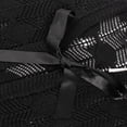 thumbnail image 4 of Forever 21 Open-Front Pointelle Bow Cardigan, Color- Black, Size- L, 4 of 5