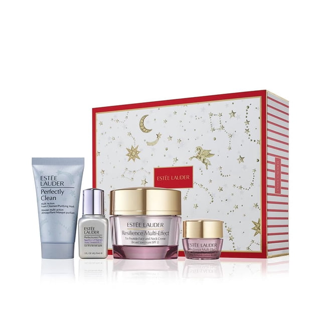 Set de cuidado de la piel Estée Lauder The Radiance Routine Stellar 4 Pie