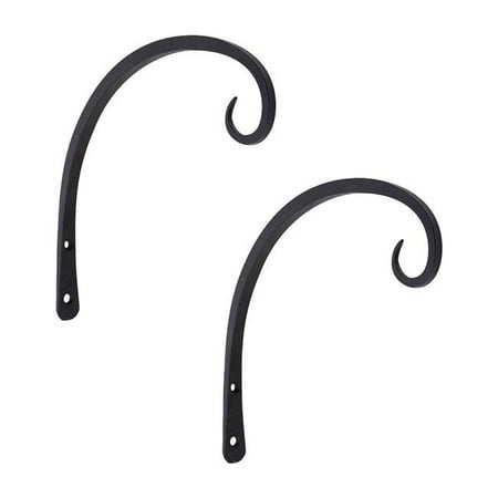 

9 in. Downcurled Bracket Black - Pack of 2