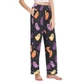 thumbnail image 2 of FORMRS Women's Pajama Pants with Pockets Soft Comfy Loungewear Sleep Bottom, Sizes S-2XL, Halloween Purple Ghosts, 2 of 8