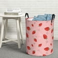 thumbnail image 5 of Goofa Cute Strawberry C Printed Circular Hamper,Laundry Basket with Handles,Storage Baskets Foldable,Large Capacity Laundry Hamper-Small, 5 of 8