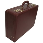 Large Expandable Faux Leather Attach Case