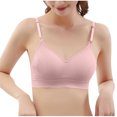 thumbnail image 2 of Hrsba Seamless Bras For Women,Solid Color Open Back Shaping Back Smoothing Wireless Daily Bra, 2 of 7